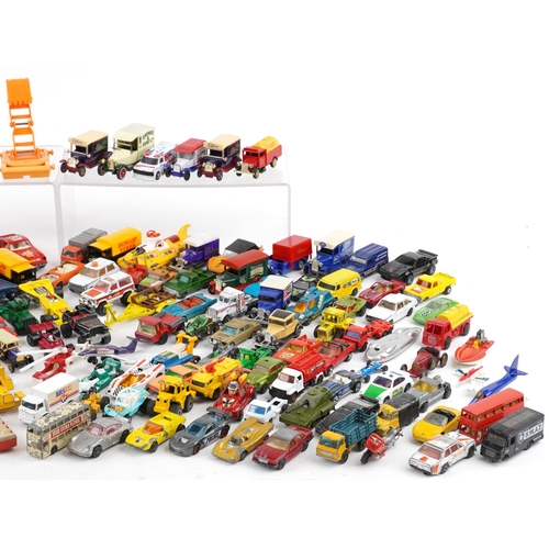 1159 - A large collection of vintage and later diecast vehicles including Dinky, Matchbox and Corgi.