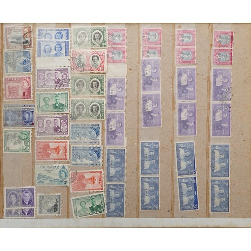 1332 - A quantity of 19th century and later British and world stamps to include sixty three British present... 