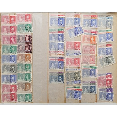 1332 - A quantity of 19th century and later British and world stamps to include sixty three British present... 