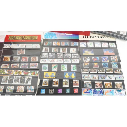 1332 - A quantity of 19th century and later British and world stamps to include sixty three British present... 