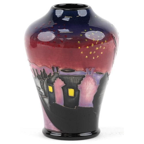 91 - Vicky Lovatt for Moorcroft, a 2022 limited edition pottery vase numbered 14/20, 10.5cm high, with bo... 