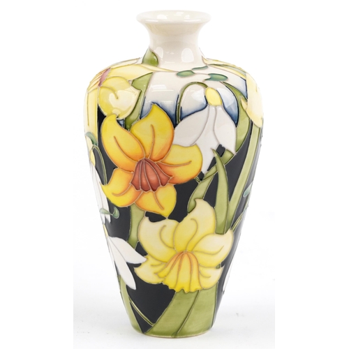 93 - Rachel Bishop for Moorcroft, a 2019 pottery vase, 15.5cm high, with box.