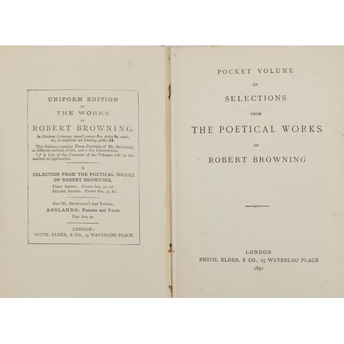 1421 - The Political Works of Charles Churchill, volumes one and two circa 1779, brown leather bound book t... 