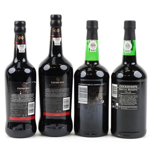 479 - Four bottles of Cockburn's Special Reserve port.