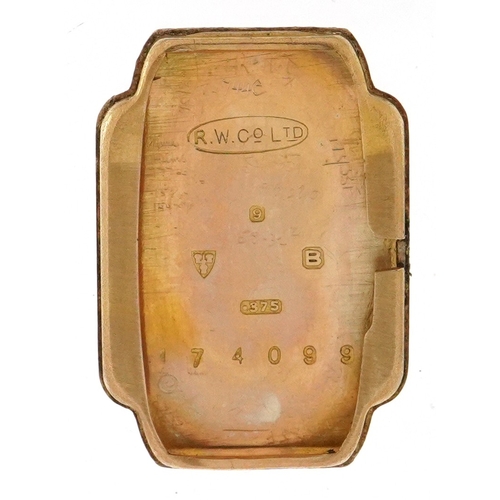 Rolex, a ladies 9ct gold cased Rolex manual wind wristwatch, the case ...