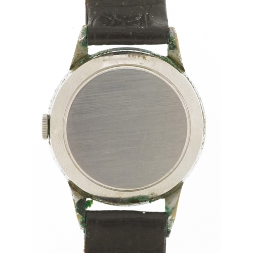 3044 - Girard Perregaux, a vintage gentlemen's manual wind wristwatch having cream dial with subsidiary dia... 