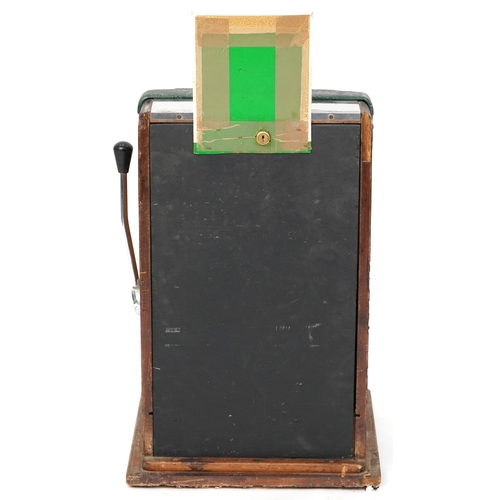 138 - A mid 20th century American 'Stars of the Silver Screen' One Armed Bandit amusement arcade game, 62c... 