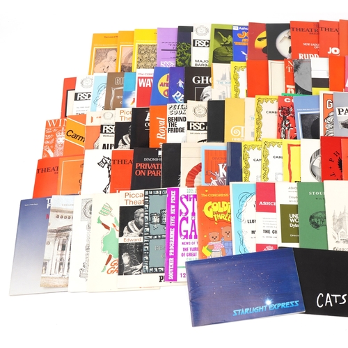 1512 - A large collection of vintage and later theatre brochures to include Hamlet at The Royal Opera House... 