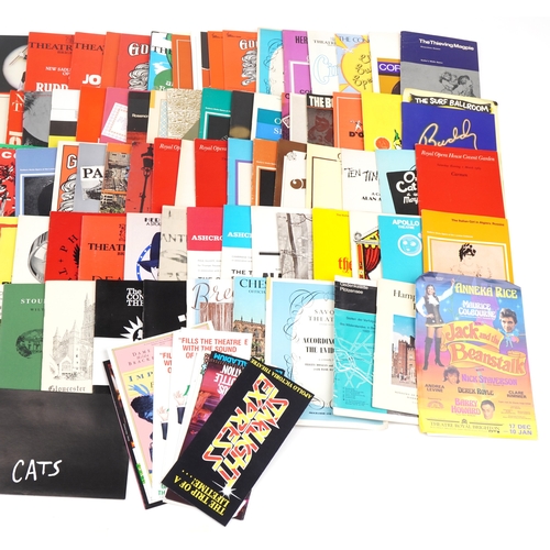 1512 - A large collection of vintage and later theatre brochures to include Hamlet at The Royal Opera House... 