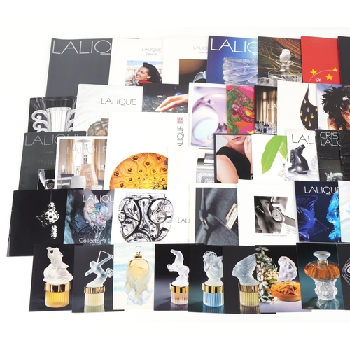1511 - A good collection of Lalique catalogues and price lists, various dates.