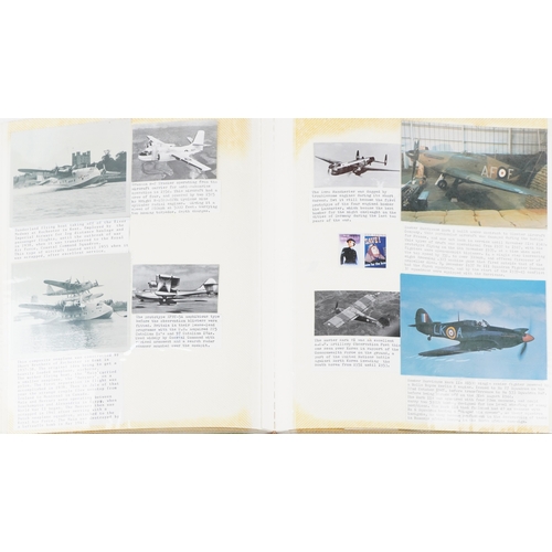 1304 - A large collection of military interest cigarette cards, some silk, arranged in three albums and Pap... 