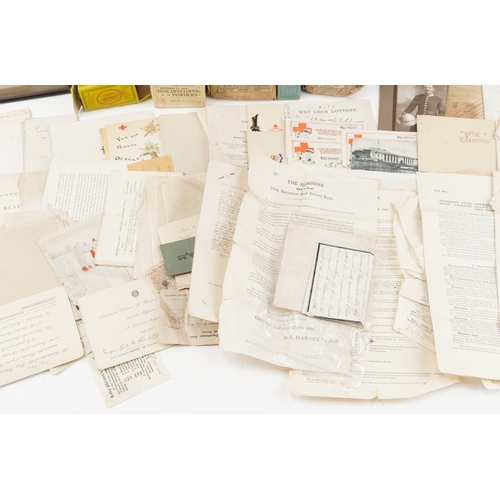 A large collection of militaria and paperwork, predominantly relating ...