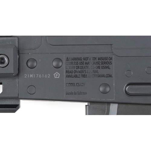 A Crosman AK1 semi-automatic 4.5mm Airsoft rifle, 80cm in length.