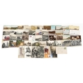 A collection of early 20th century and later postcards, some ...