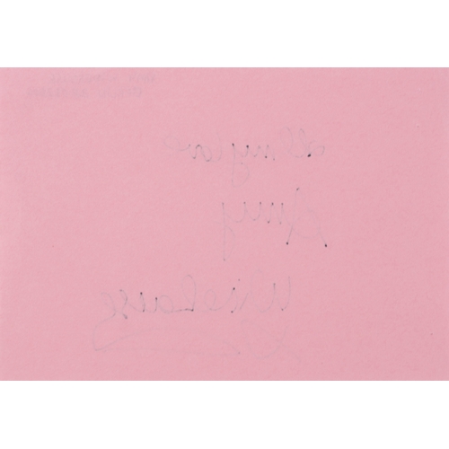 2226 - Amy Winehouse ink signature on paper - All my love Amy Winehouse inscribed Amy Winehouse Berlin 28.0... 