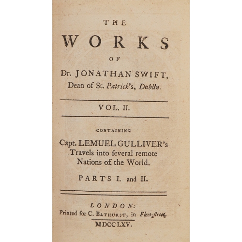 2297 - The Works of Dr. Jonathan Swift containing Captain Lemuel Gulliver's Travels into Several Remote Nat... 