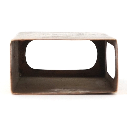 46 - An Art Deco 9ct gold engine turned matchbox case, Chester 1920, 5.9cm x 3.8cm, 31.4g.