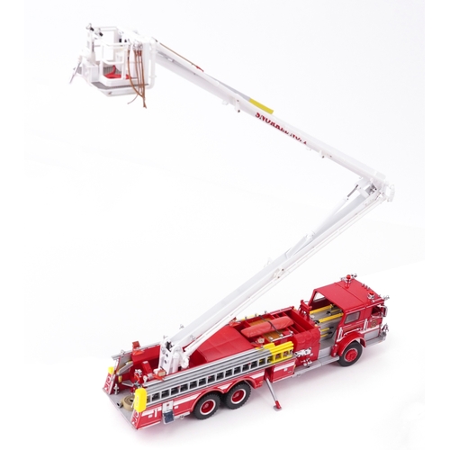 Three Franklin Mint Precision fire engine model vehicles comprising a ...
