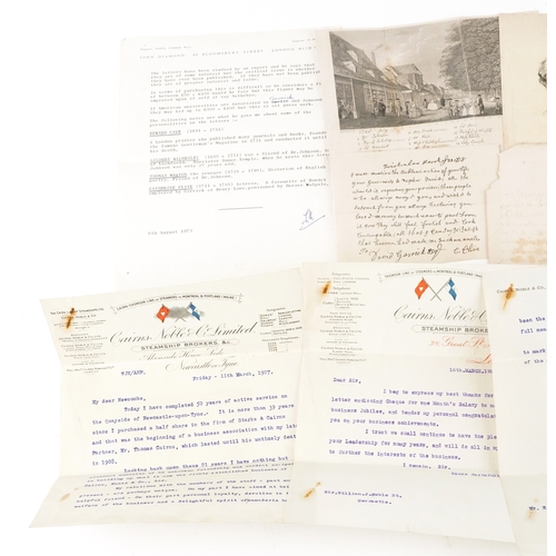 A collection of 18th century handwritten letters relating to Edward ...
