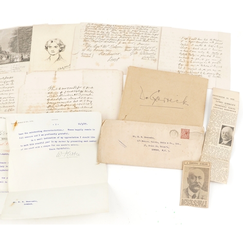 A collection of 18th century handwritten letters relating to Edward ...