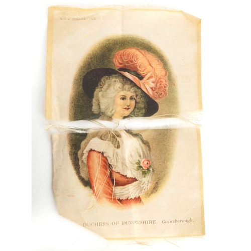 2681 - A collection of military interest silk cigarette cards.