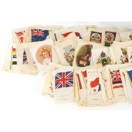 2681 - A collection of military interest silk cigarette cards.
