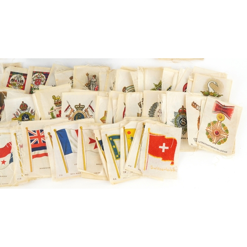 2681 - A collection of military interest silk cigarette cards.