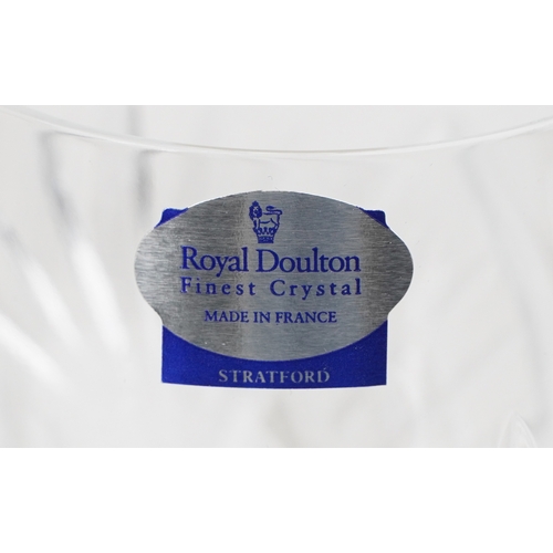 607 - A collection of Waterford Crystal glasses comprising flutes, tumblers and goblets, unused and boxed,... 