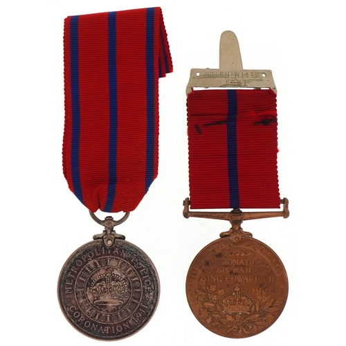 2649 - Two Metropolitan Police medals awarded to P. S. J. Clark.