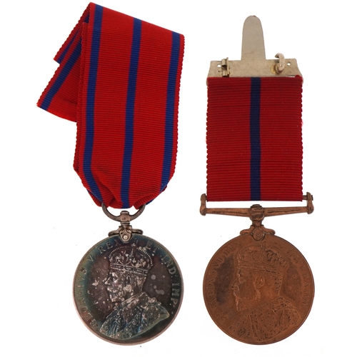 2649 - Two Metropolitan Police medals awarded to P. S. J. Clark.