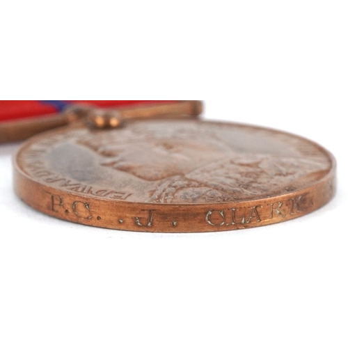2649 - Two Metropolitan Police medals awarded to P. S. J. Clark.