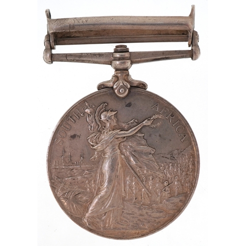 A British military Queen Victoria South Africa medal awarded to 13418 ...