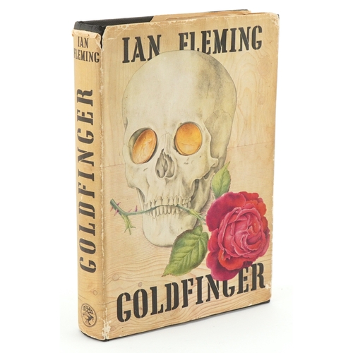 Ian Fleming, Goldfinger, first edition, published by Jonathan Cape, London 1959, hardback book, 13cm wide.