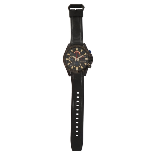 Casio, a gentlemen's Casio Edifice Infinity Racing wristwatch, the case ...
