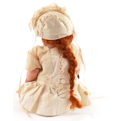 An French FFBJ bisque headed doll with glass eyes and jointed limbs ...