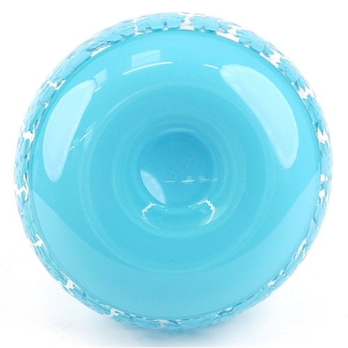  Luciano Gaspari for Salviati, a 20th century Italian glass vase internally decorated with murrine, e... 