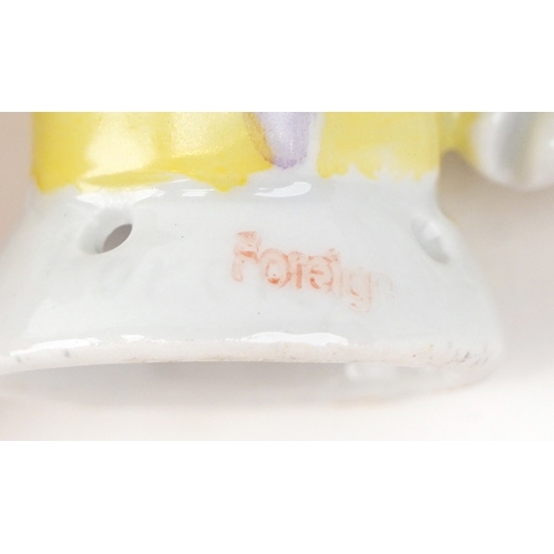 1791 - A collection of early 20th century continental porcelain half doll pincushions, mostly modelled as 1... 