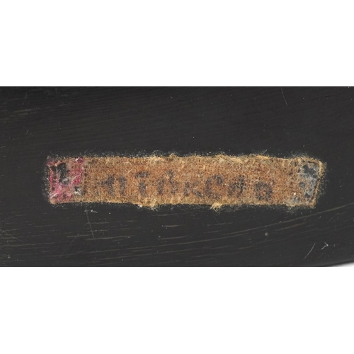 1494 - A 19th century horn snuff box with tortoiseshell and bone chequer board design lid, 5.5cm wide.