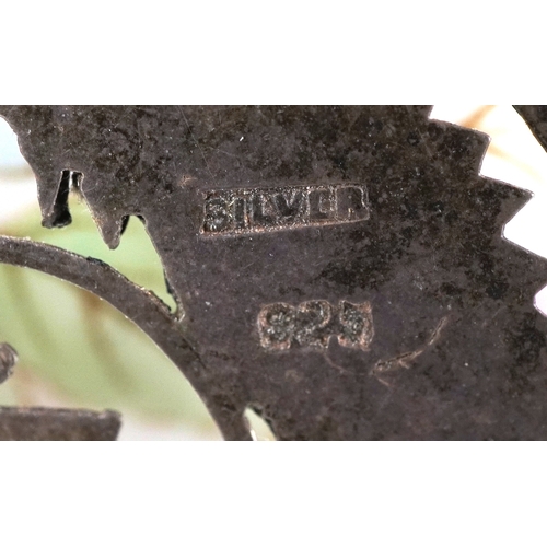 1476 - Antique and later sundry items including a whist marker, white metal open salts, corkscrew in the fo... 