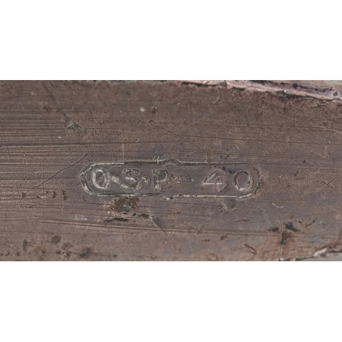 1476 - Antique and later sundry items including a whist marker, white metal open salts, corkscrew in the fo... 