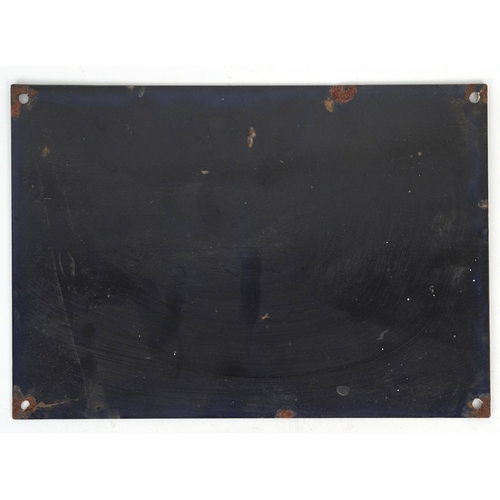 1304 - An enamelled Rolex Geneve design tin advertising sign, 30cm x 20cm.