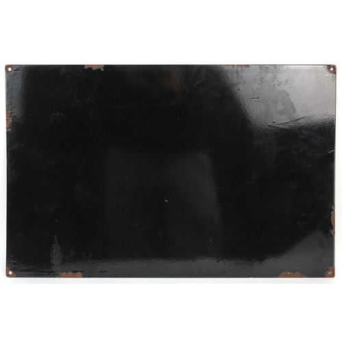 1306 - A boxing interest Muhammad Ali versus Henry Cooper design enamelled tin sign, 59cm x 39cm.