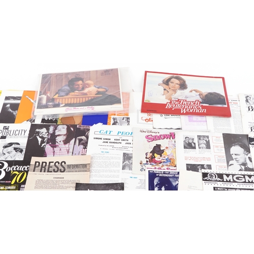 1335 - A collection of exhibitor's campaign books and other theatre ephemera including Disney's Sleeping Be... 