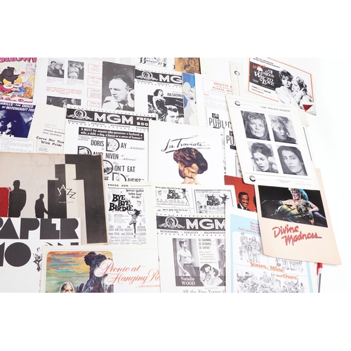 1335 - A collection of exhibitor's campaign books and other theatre ephemera including Disney's Sleeping Be... 