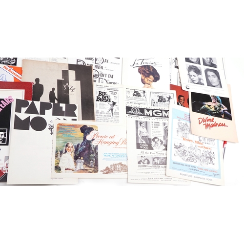 1335 - A collection of exhibitor's campaign books and other theatre ephemera including Disney's Sleeping Be... 