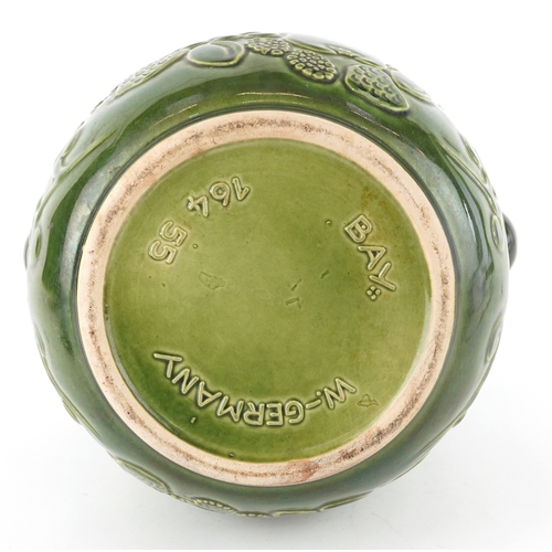 580 - A Bay Keramik West German pottery 'Rumtopf' jar and cover, 164 55, 55cm high.