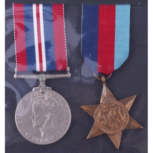  British military World War II ephemera relating to Private Percy Perkins and Private Frank Perkins i... 