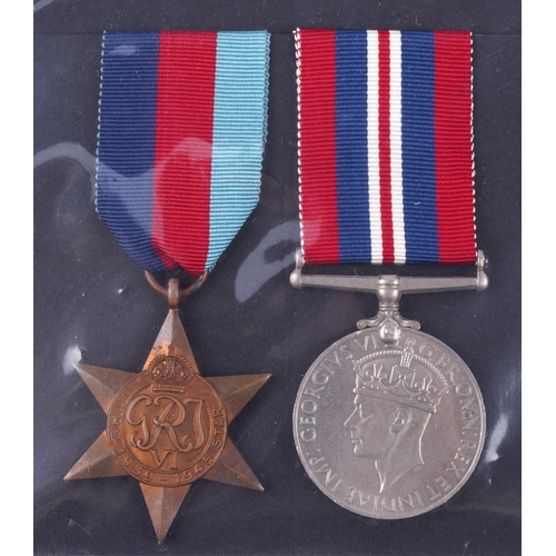  British military World War II ephemera relating to Private Percy Perkins and Private Frank Perkins i... 