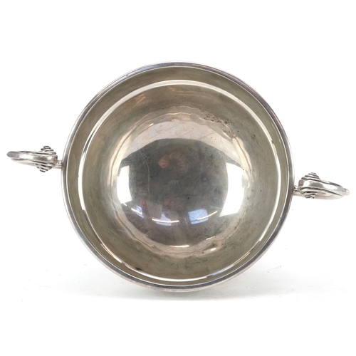 26 - Charles Stuart Harris, an Edwardian silver twin handled trophy engraved A Memento of a Jolly Weekend... 