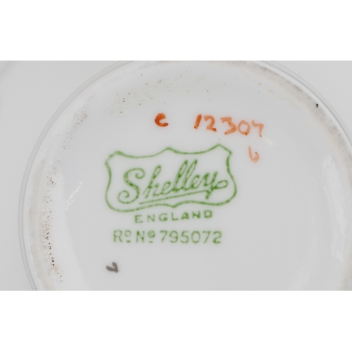 336 - Art Deco porcelain, glassware and metalware including a Czechoslovakian part tea service, Shelley, F... 